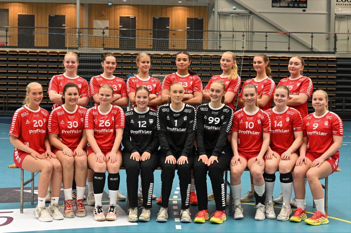 Lagbilde av Jenter 06 Haslum Håndball.